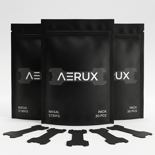 AERUX Performance Nasal Strips 3-Pack, 3 month supply bundle, free UK delivery